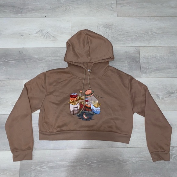 Cute fast food crop top - Picture 1 of 2